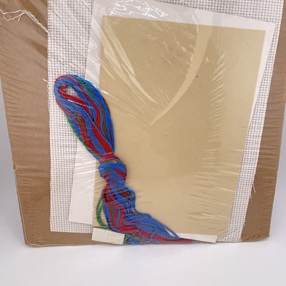 COUNTED CROSS STITCH KIT PHOTO FRAME PICTURE THAT~School Days New Berlin Co - Picture 7 of 7